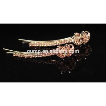 2015 Moda Cristal Bobby pin Rhinestone Barrette